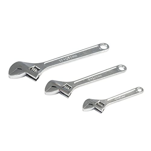 WR03 Adjustable Wrench Set 3pce 150 200 and 250 mm